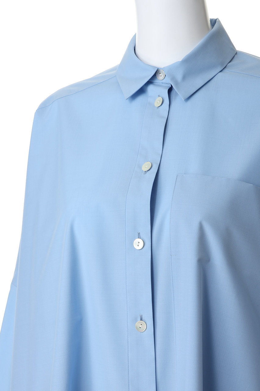 新品　ENFOLD エンフォルド　ワイドシャツ ENFOLD(エンフォルド)｜SUPER-WIDE BOX SHIRT/ホワイト の通販