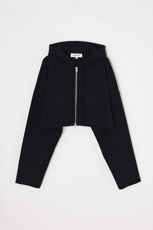 エンフォルド/ENFOLDのKNIT HOODIE(110300/110301)