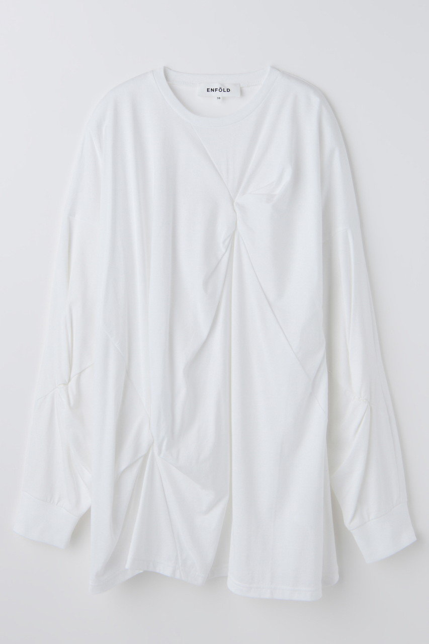エンフォルド/ENFOLDのTWIST PULLOVER(ホワイト/300JS480-1131)