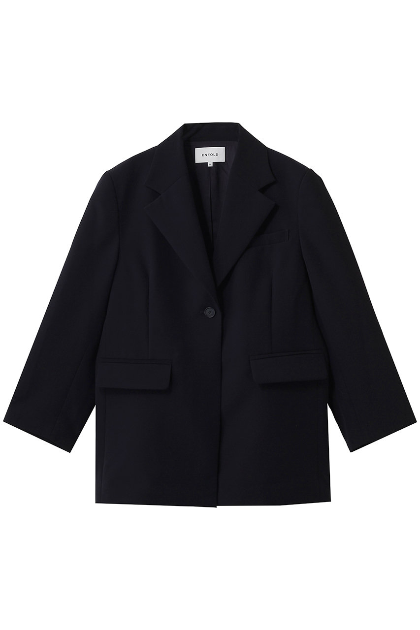 エンフォルド/ENFOLDのTAILORED JACKET(ダークネイビー/300JS130-1281)