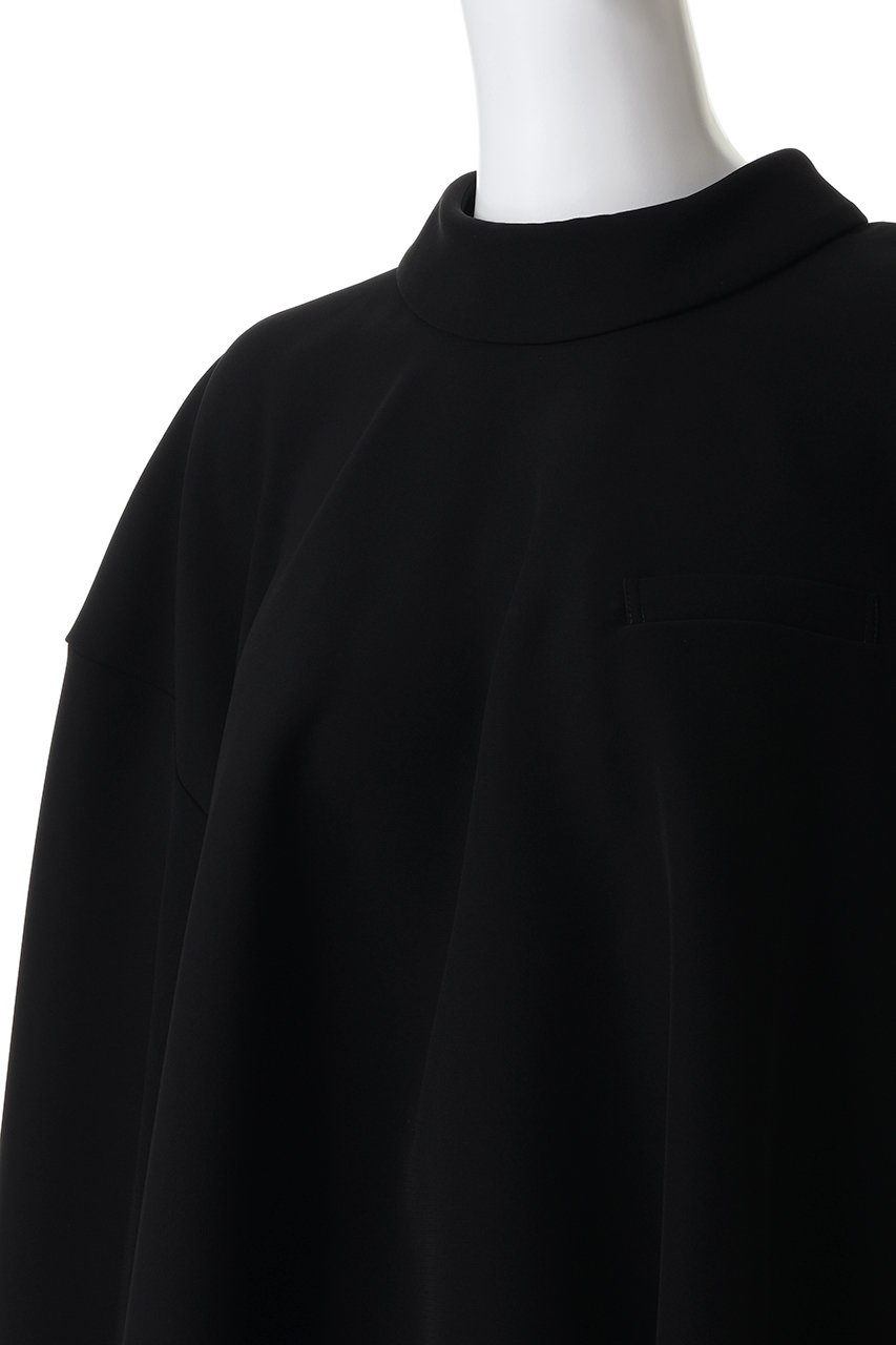 美品　ENFOLD エンフォルド BIG SILHOUETTE PULLOVER ENFOLD(エンフォルド)｜SOLID FLARE PULLOVER/ブラック の通販