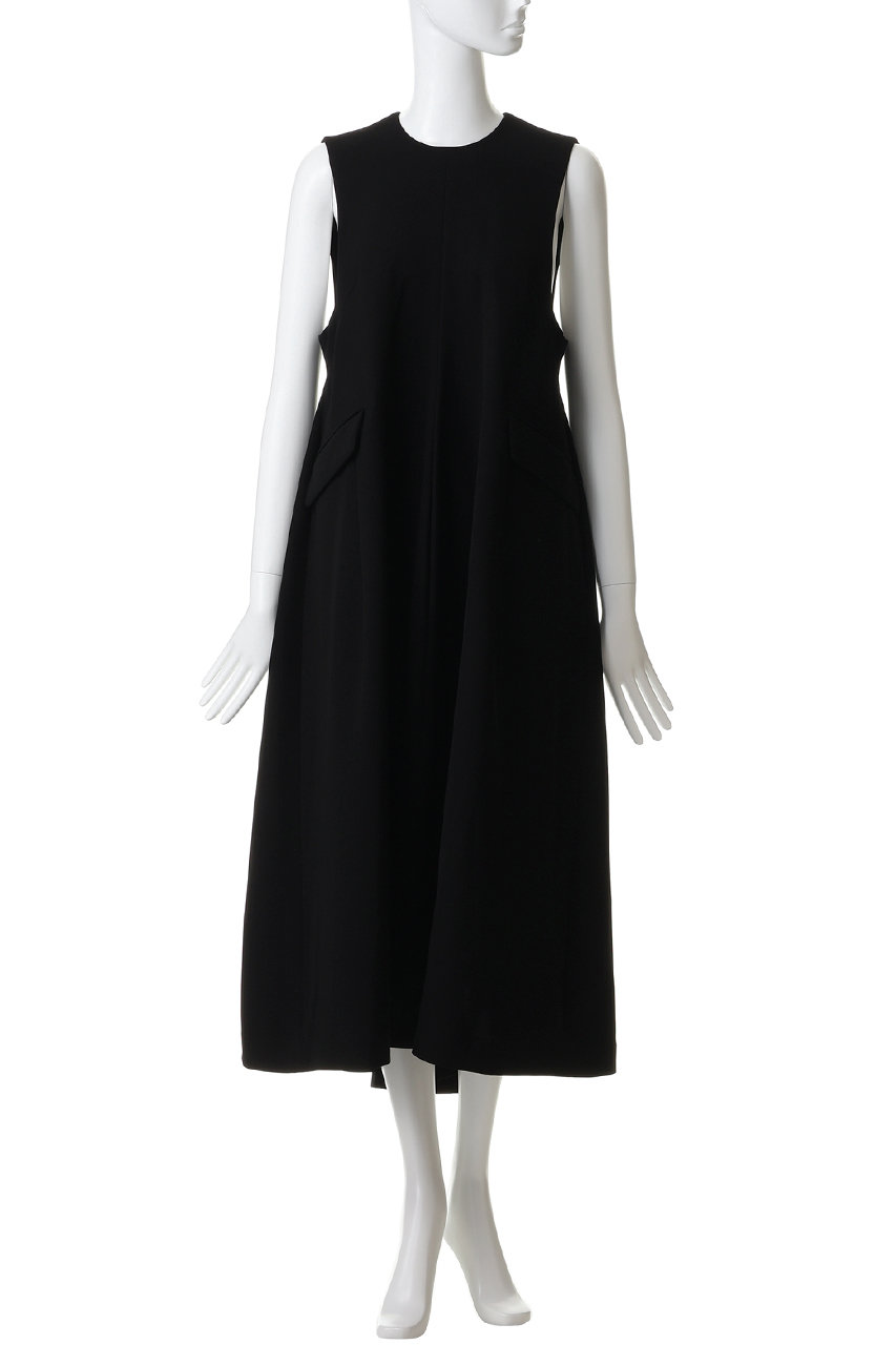 ENFOLD(エンフォルド)｜JUMPER DRESS/ブラック の通販｜ELLESHOP