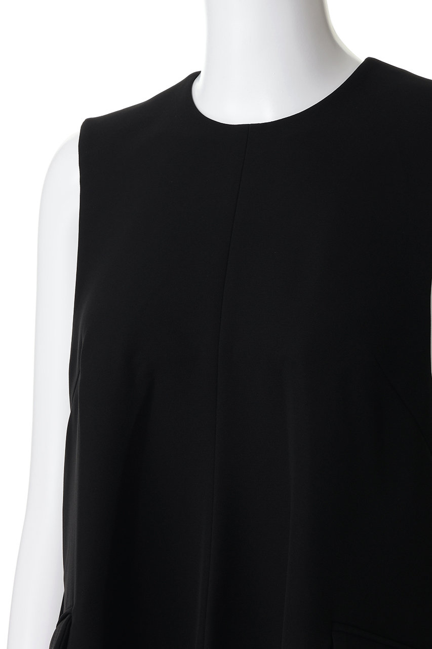 ENFOLD(エンフォルド)｜JUMPER DRESS/ブラック の通販｜ELLESHOP