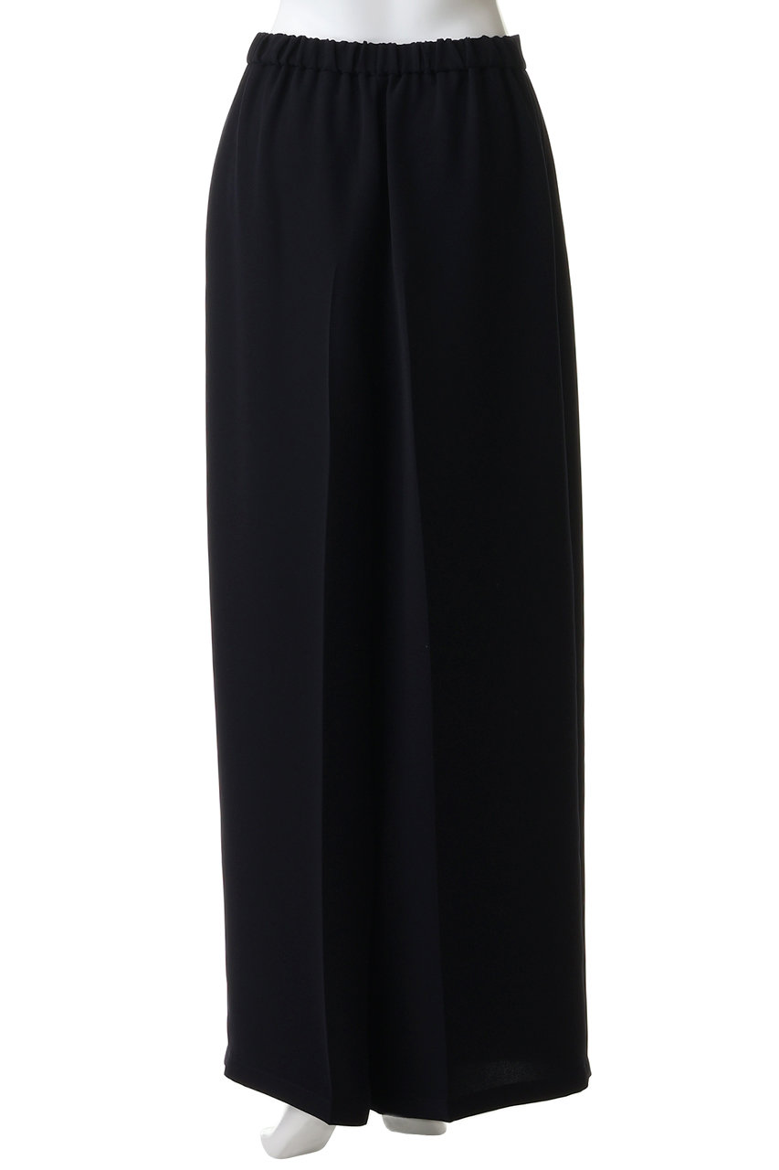 ENFOLD(エンフォルド)｜EXTRA-WIDE PANTS/ブラック の通販｜ELLESHOP
