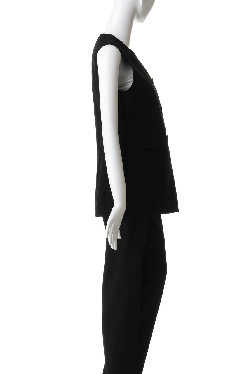 ENFOLD(エンフォルド)｜V-NECK VEST/ブラック の通販｜ELLESHOP・(エル