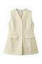 【3/4 12:00販売開始】V-NECK VEST エンフォルド/ENFOLD ベージュ