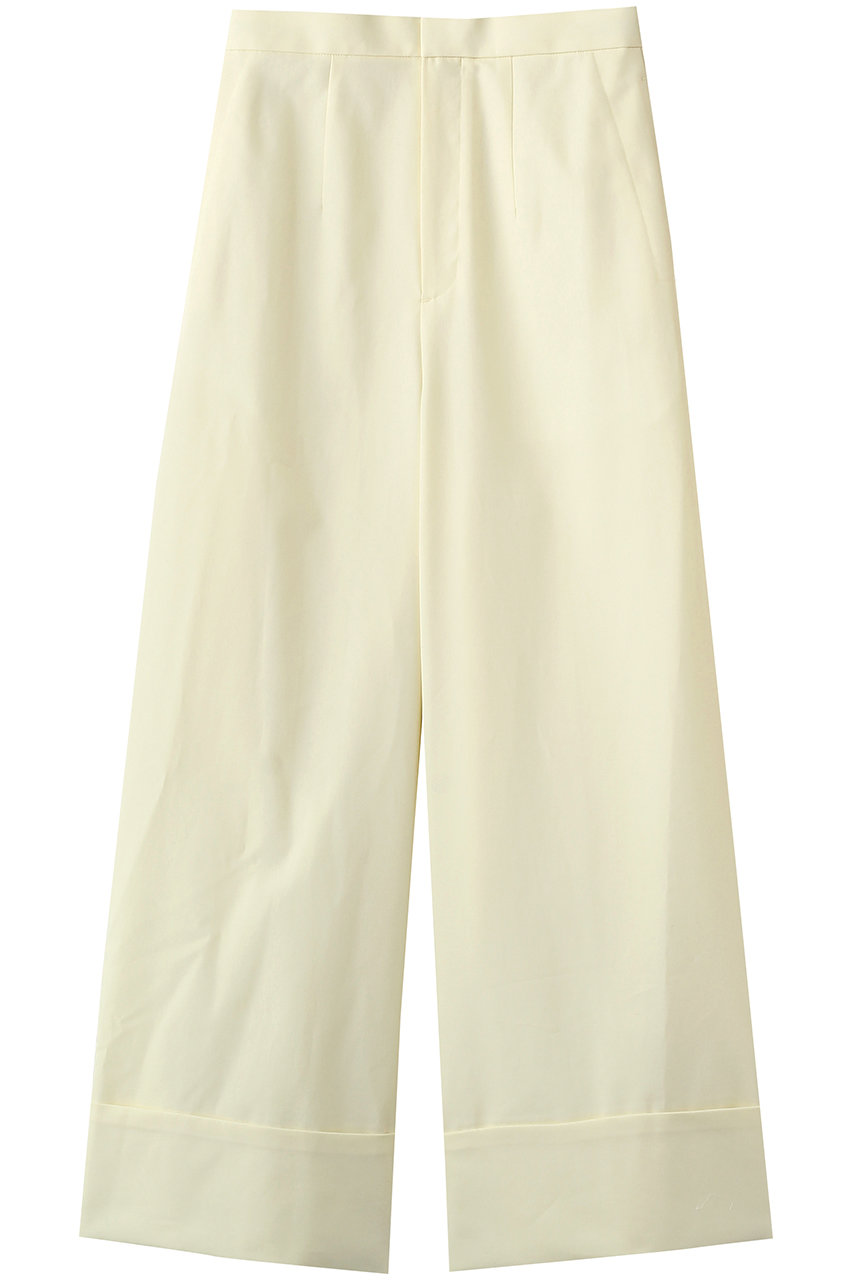 エンフォルド/ENFOLDの【3/4 12:00販売開始】SOLID WIDE TROUSERS(ベージュ/300JS431-1441)