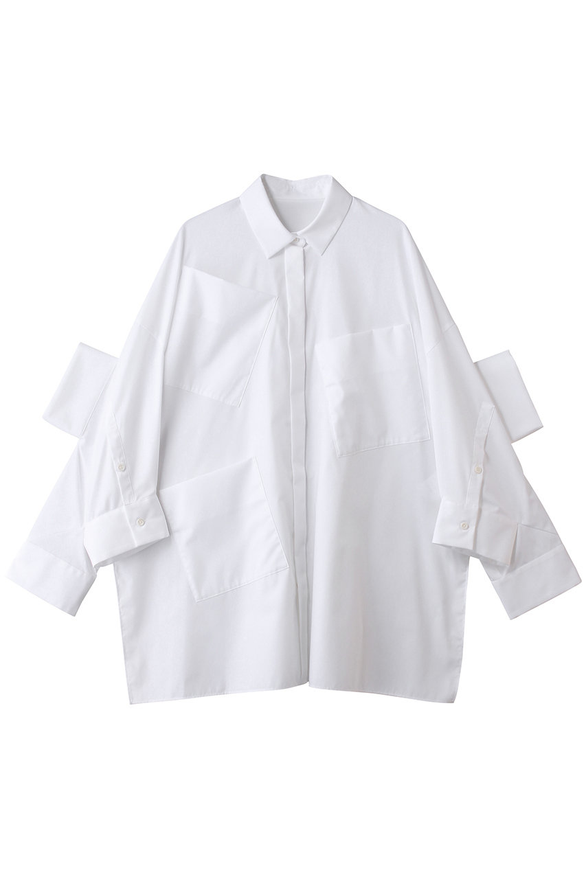 エンフォルド/ENFOLDの【3/4 12:00販売開始】MANY CUFEF SHIRT(ホワイト/300JS230-2061)