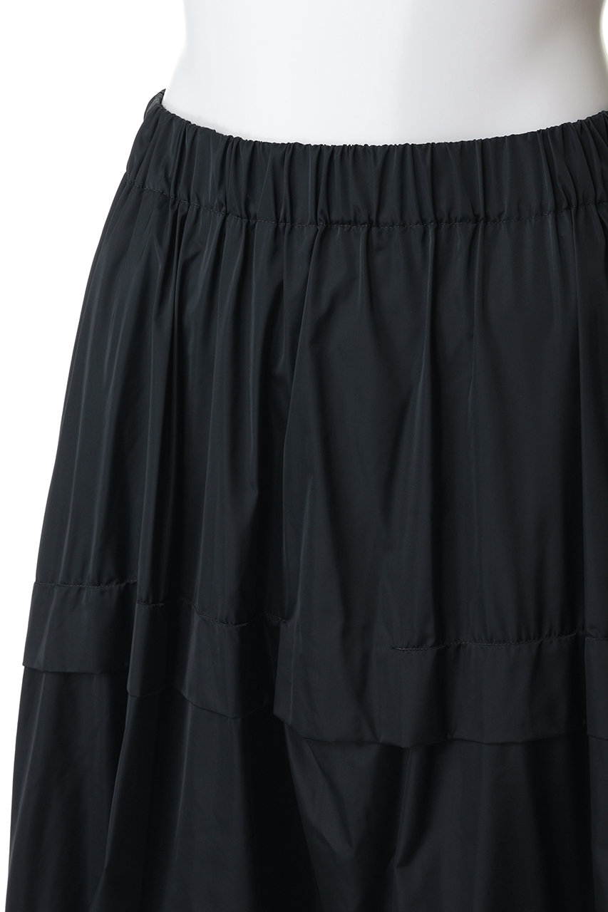 ENFOLD(エンフォルド)｜TUCK UFO SKIRT/ブラック の通販｜ELLESHOP