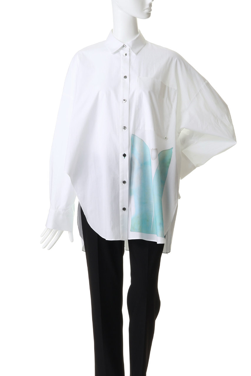 ENFOLD(エンフォルド)|TWO-WAY BASIC SHIRT/ホワイト の通販 ENFOLD(エンフォルド)|TWO-WAY BASIC SHIRT/ホワイト の通販