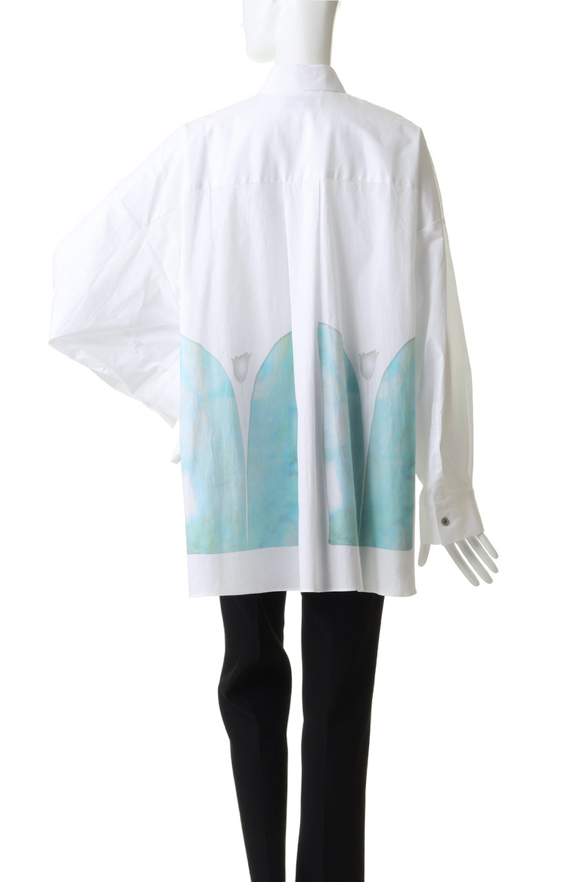 ENFOLD(エンフォルド)｜TWO-WAY BASIC SHIRT/ホワイト の通販