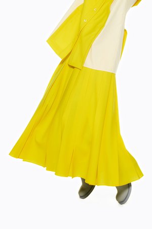 エンフォルド/ENFOLDのBOX PLEATS MIDI-SKIRT(110700/110703)