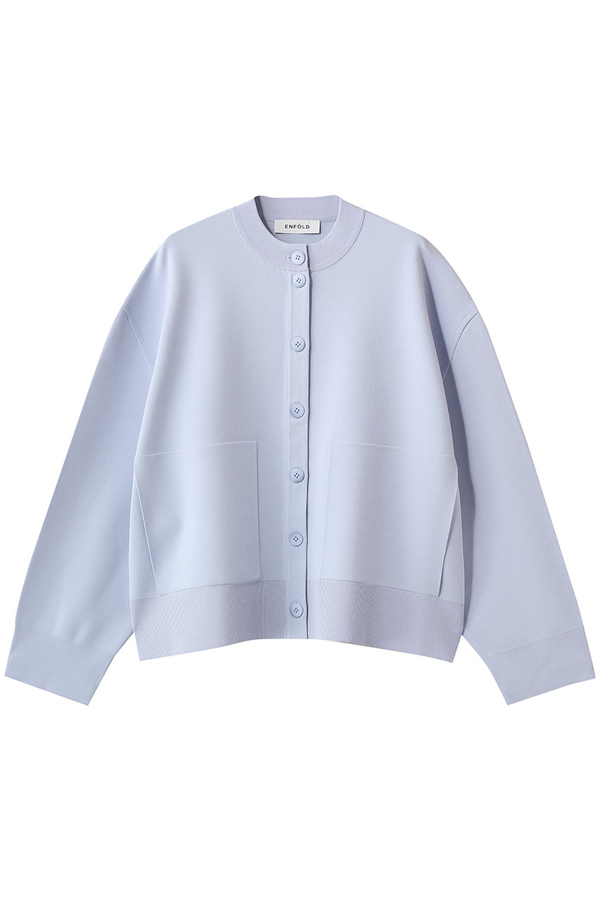 エンフォルド/ENFOLDのWIDE-ARM BOX-CARDIGAN(ライトパープル/300JS170-2151)