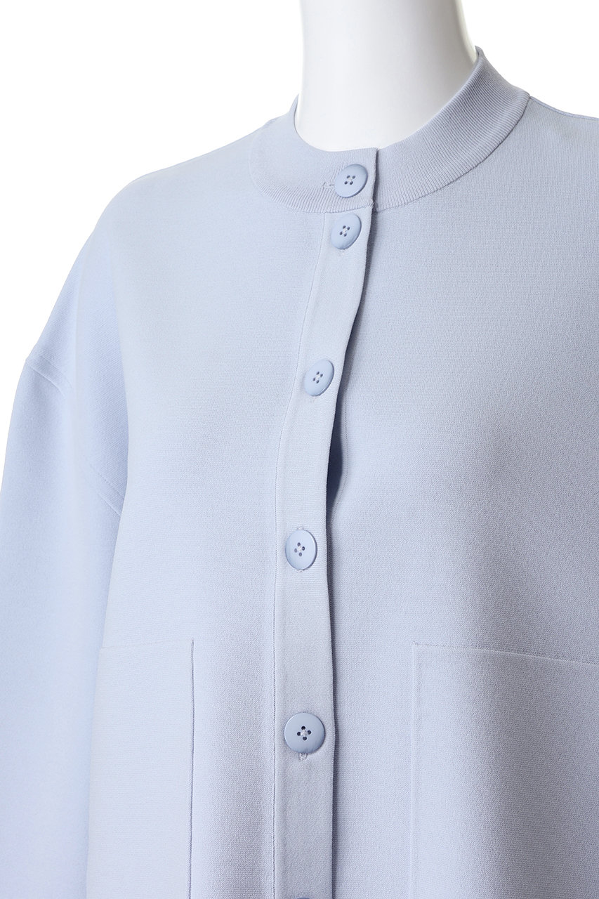 ENFOLD(エンフォルド)｜WIDE-ARM BOX-CARDIGAN/ライトパープル の通販