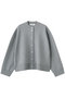 【3/4 12:00販売開始】WIDE-ARM BOX-CARDIGAN エンフォルド/ENFOLD ライトグレー