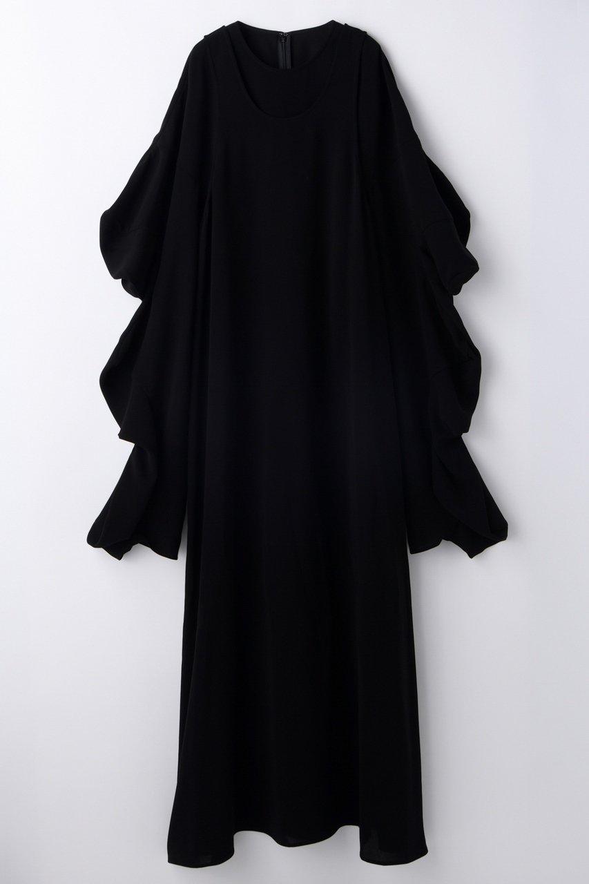 エンフォルド/ENFOLDの【3/20 12:00販売開始】LAYERED DRESS(ブラック/300JS133-1361)