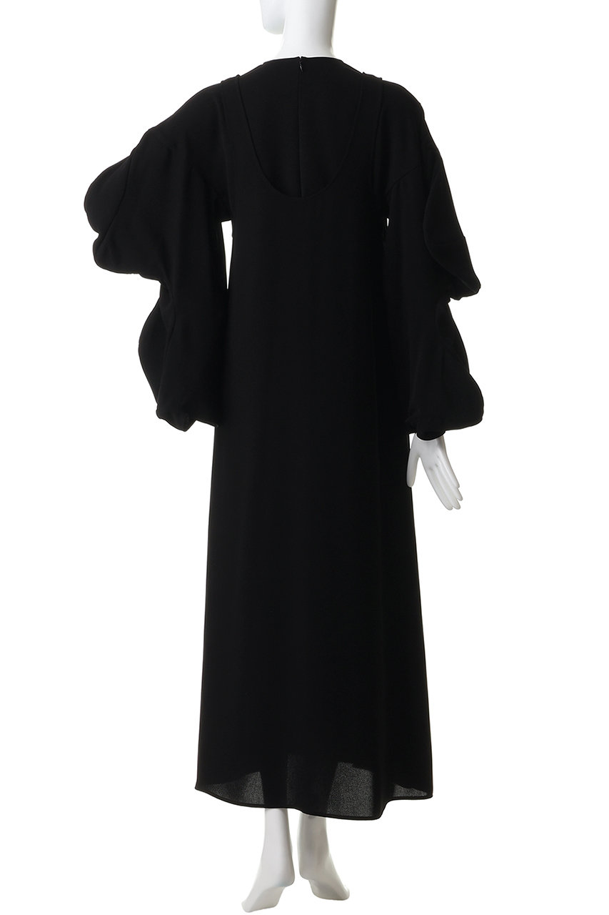 ENFOLD 2025年 FAKE-LAYERED DRESS ワンピース 黒 ENFOLD(エンフォルド)｜LAYERED DRESS/ブラック の通販｜ELLESHOP