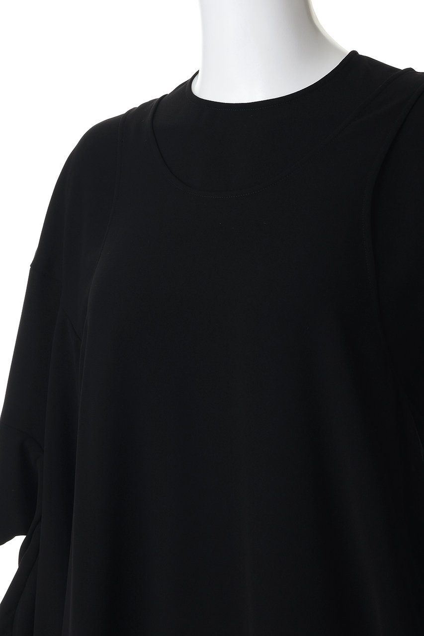ENFOLD(エンフォルド)|LAYERED DRESS/ブラック の通販|ELLESHOP ENFOLD(エンフォルド)|LAYERED DRESS/ブラック の通販|ELLESHOP