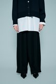 TUCK-HEM WIDE-COCOON PAN