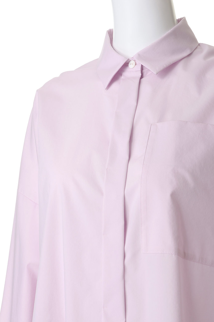 ENFOLD(エンフォルド)｜JUST-LENGTH SHIRT/ライトピンク の通販