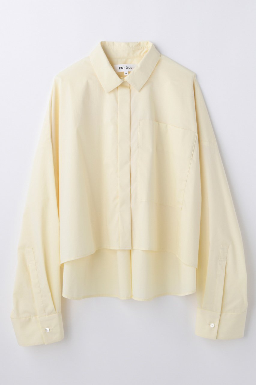 エンフォルド/ENFOLDの【3/20 12:00販売開始】JUST-LENGTH SHIRT(ベージュ/300JS230-1351)
