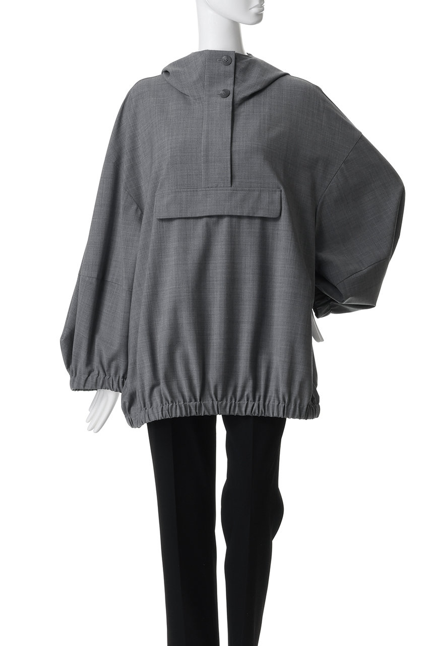 パーカー enfold ENFOLD ANORAK HOODIE ENFOLD(エンフォルド)｜ANORAK HOODIE/トップグレー の通販｜ELLESHOP
