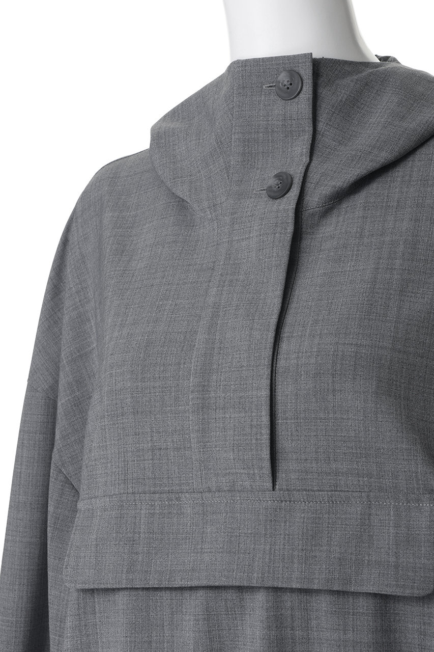 パーカー enfold ENFOLD ANORAK HOODIE ENFOLD(エンフォルド)｜ANORAK HOODIE/トップグレー の通販｜ELLESHOP