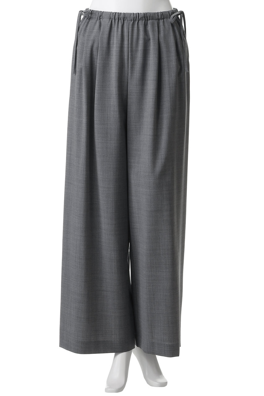 ENFOLDのワイドトップス グレー size38 ENFOLD(エンフォルド)｜DRAWSTRING WIDE-PANTS/トップグレー の通販