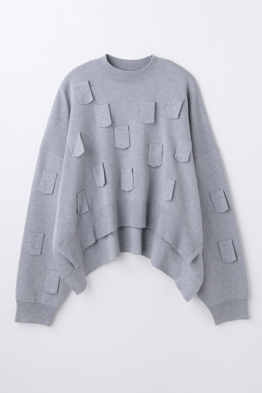 エンフォルド/ENFOLDの【3/20 12:00販売開始】MONSTER KNIT PULLOVER(トップグレー/300JS170-2161)