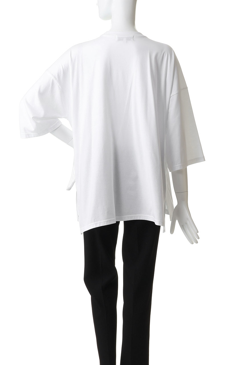 ENFOLD(エンフォルド)｜CROSS VEST T-SHIRT/ブラック の通販｜ELLESHOP