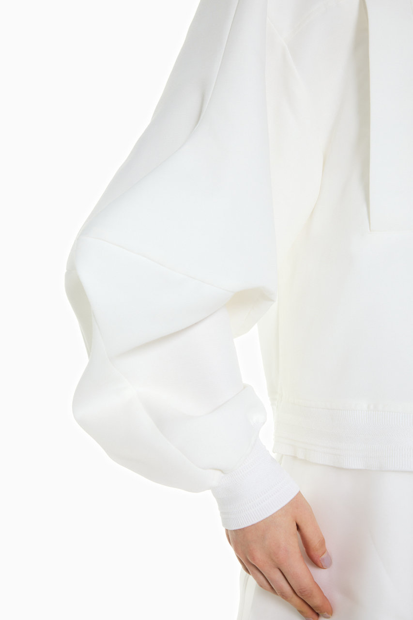 ENFOLD(エンフォルド)｜MONSTER SLEEVES BLOUSON/ホワイト の通販