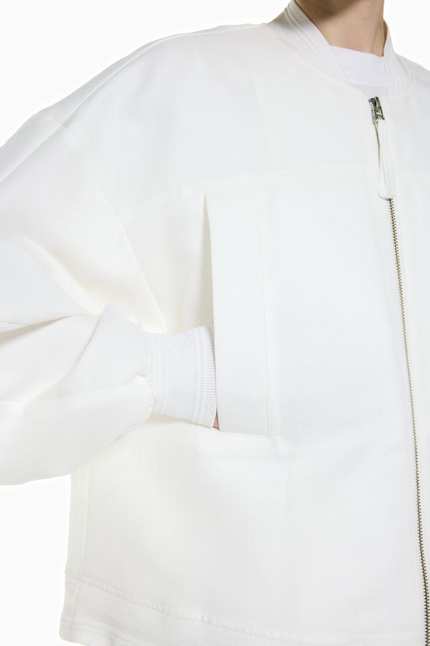 ENFOLD(エンフォルド)｜MONSTER SLEEVES BLOUSON/ホワイト の通販
