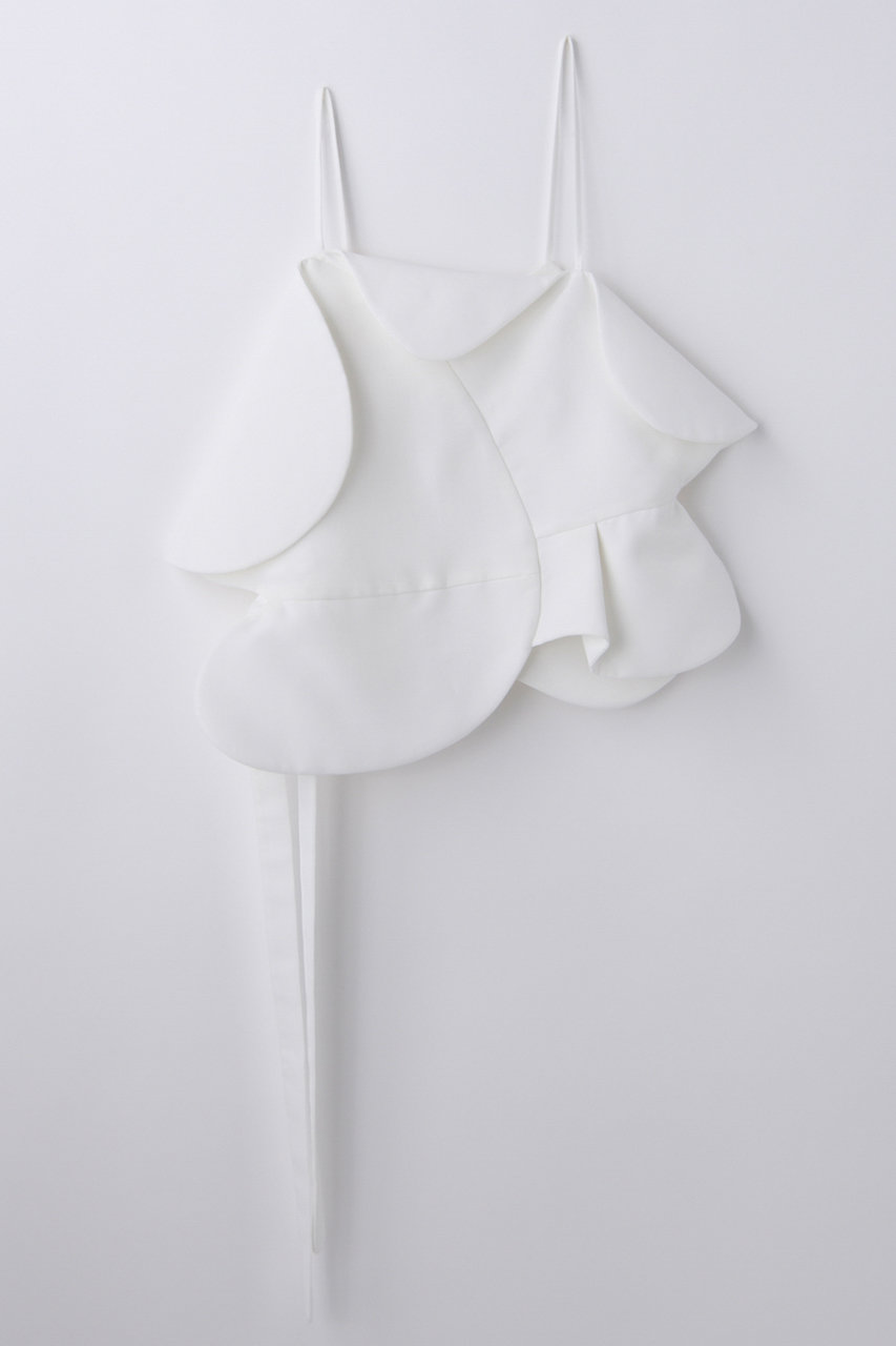 エンフォルド/ENFOLDのALIEN CAMISOLE VEST(ホワイト/300JS230-1671)