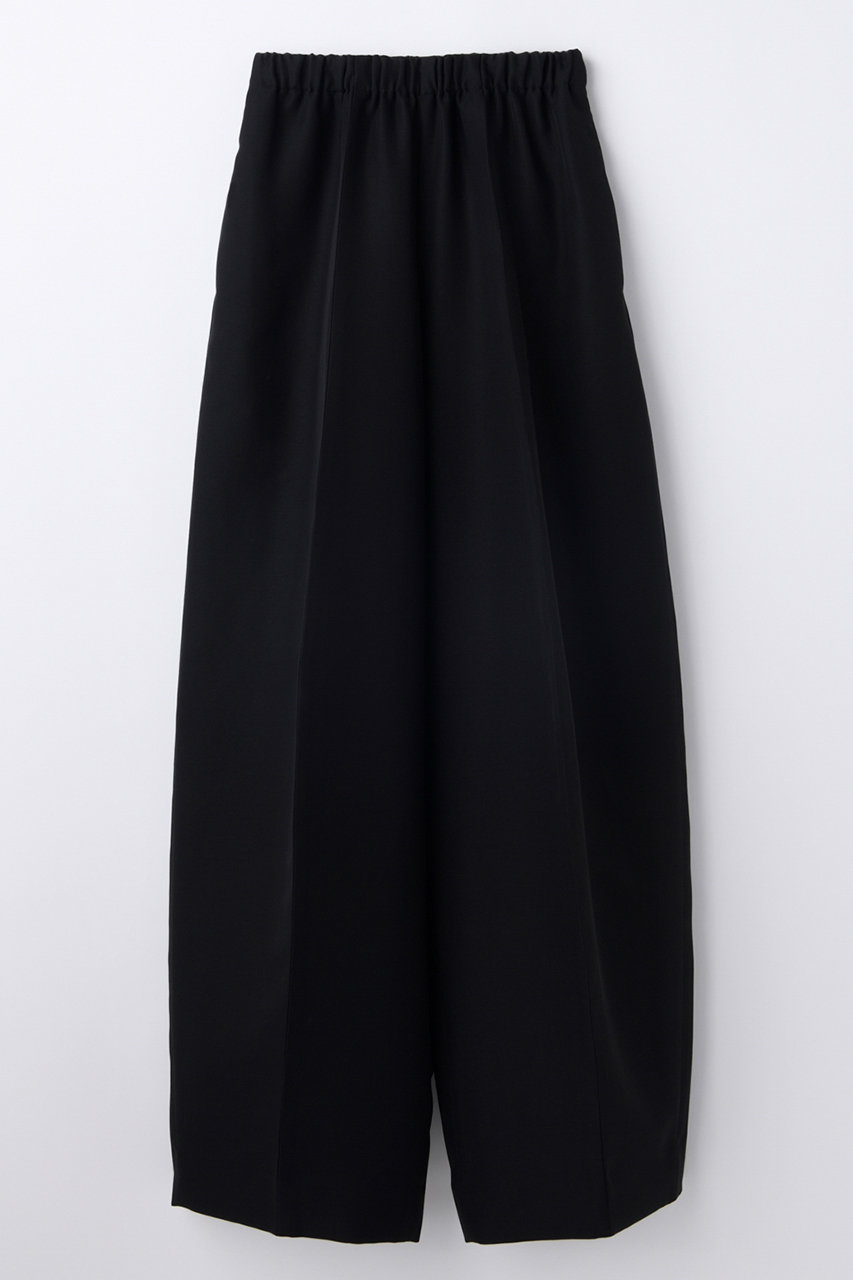 エンフォルド/ENFOLDのWIDE COCOON TROUSERS(ブラック/300JS431-1681)