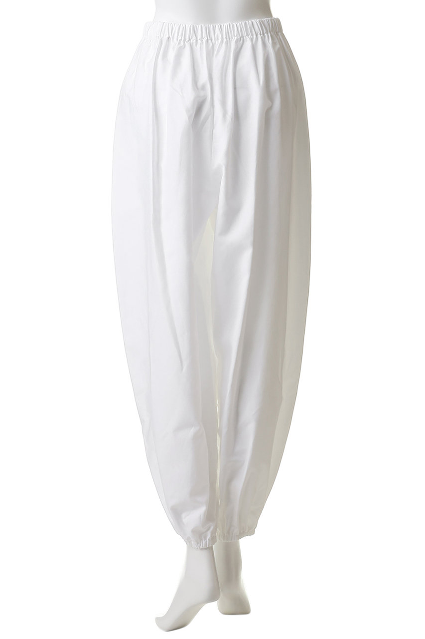 ENFOLD(エンフォルド)｜WIDE EGG-PANTS/ホワイト の通販｜ELLESHOP