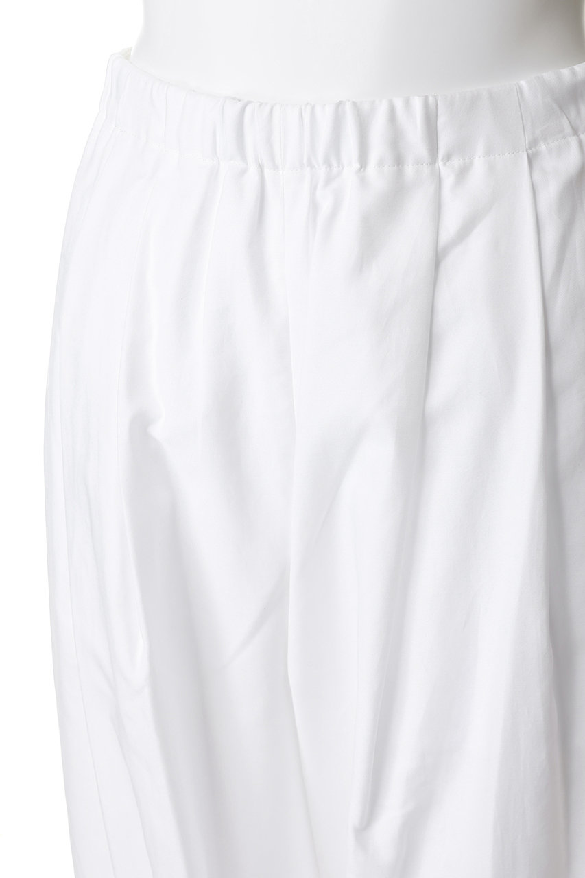 新品未使用　エンフォルド　エッグパンツ38　ホワイト ENFOLD(エンフォルド)｜WIDE EGG-PANTS/ホワイト の通販｜ELLESHOP
