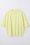 WIDE-SLEEVES T-SHIRT エンフォルド/ENFOLD ライトイエロー