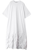 FRILL-HEM DRESS