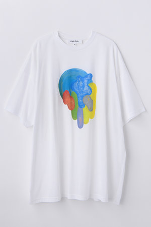 エンフォルド/ENFOLDの【4/1 12:00販売開始】SPACE DISTORTION T-SHIRT(110100/110102)