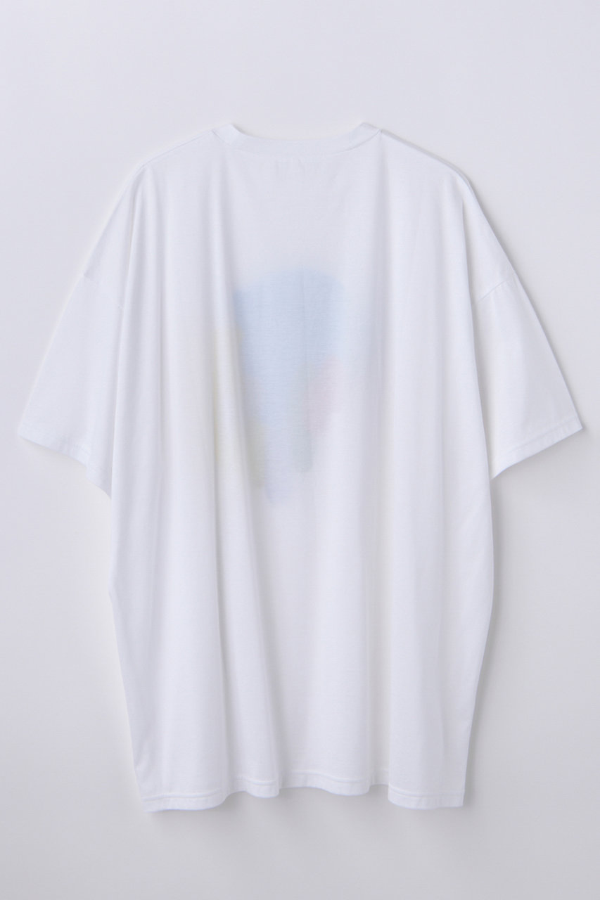 ENFOLD(エンフォルド)｜SPACE DISTORTION T-SHIRT/ホワイト の通販
