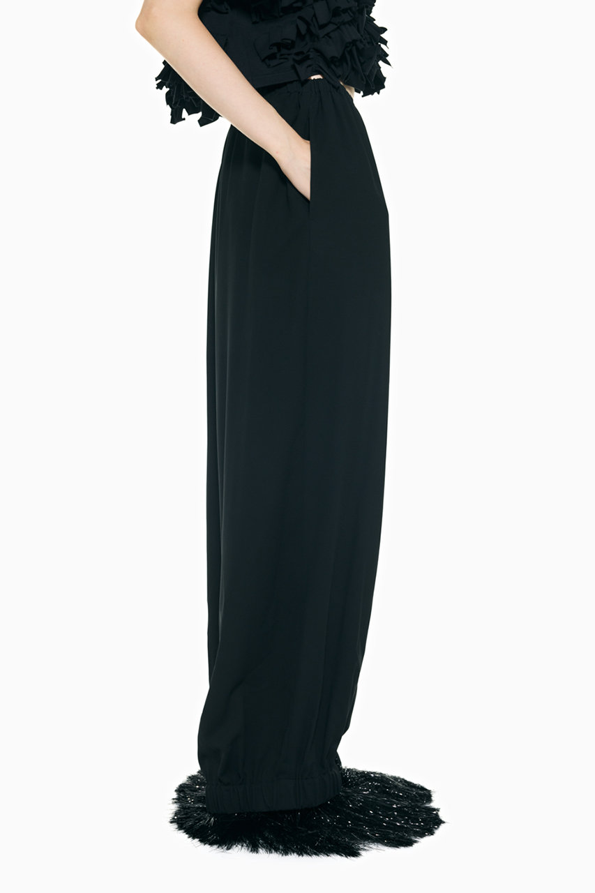 ENFOLD(エンフォルド)|RELAX ELASTIC-HEM PANTS/ブラック の通販 ENFOLD(エンフォルド)|RELAX ELASTIC-HEM PANTS/ブラック の通販