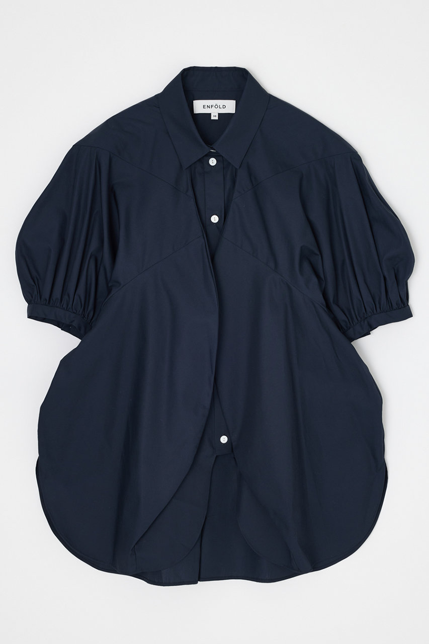 エンフォルド/ENFOLDの【4/15 12:00販売開始】PUFF SHIRT(ダークネイビー/300JS530-1761)