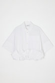 ENFOLD(エンフォルド)｜ROLL-UP DRAPE SHIRT/ホワイト の通販
