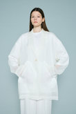 ENFOLD(エンフォルド)｜SHERR BIG JACKET/ホワイト の通販｜ELLESHOP