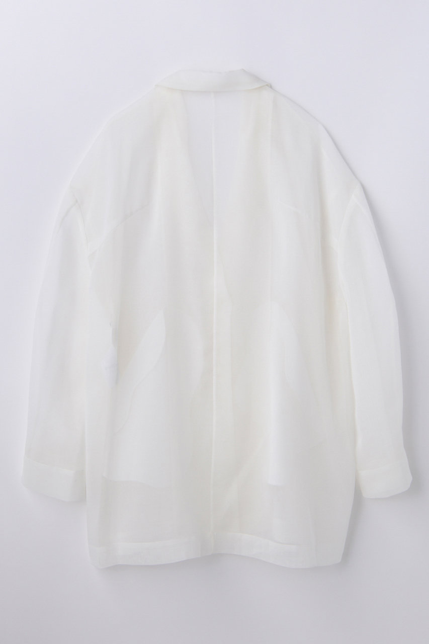 ENFOLD(エンフォルド)｜SHERR BIG JACKET/ホワイト の通販｜ELLESHOP