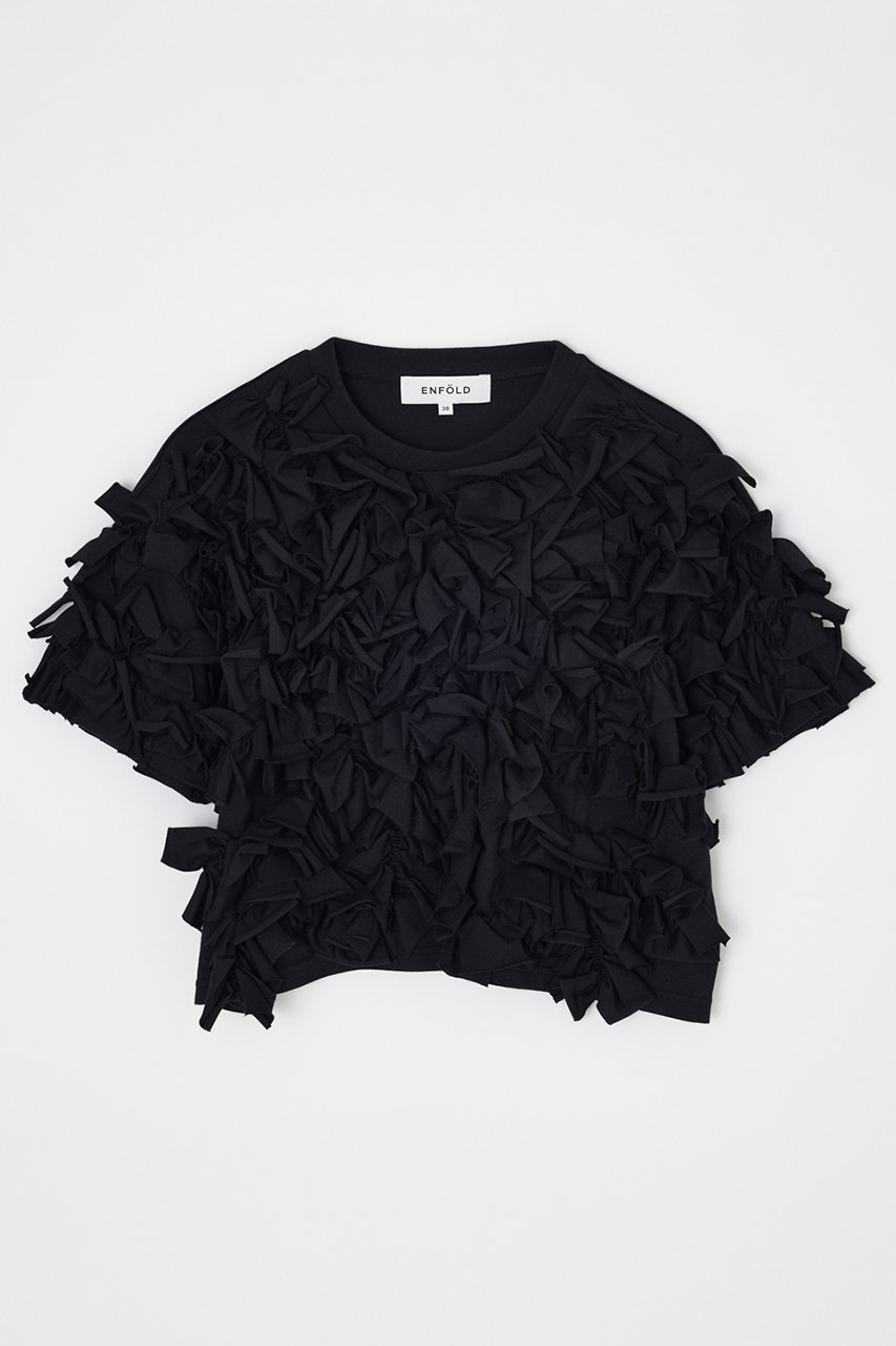 エンフォルド/ENFOLDの【4/15 12:00販売開始】ALIEN SKIN T-SHIRT(ブラック/300JS280-2331)