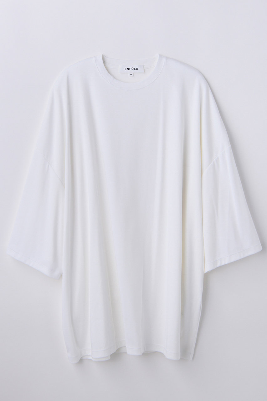エンフォルド/ENFOLDの【4/15 12:00販売開始】BIG SILHOUETTE T-SHIRT(ホワイト/300JS180-2291)