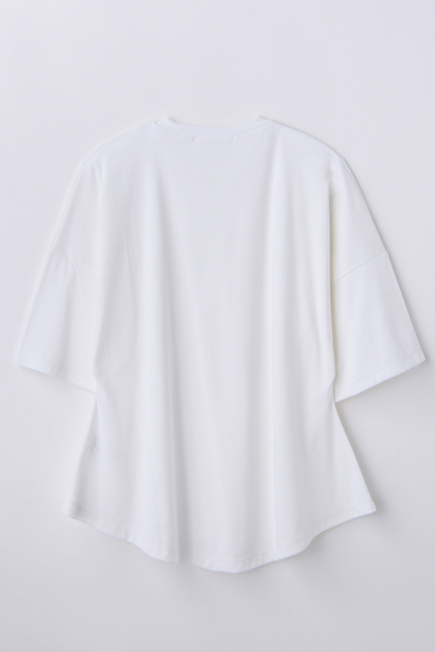 ENFOLD(エンフォルド)｜PEPLUM LOOSE T-SHIRT/ホワイト の通販