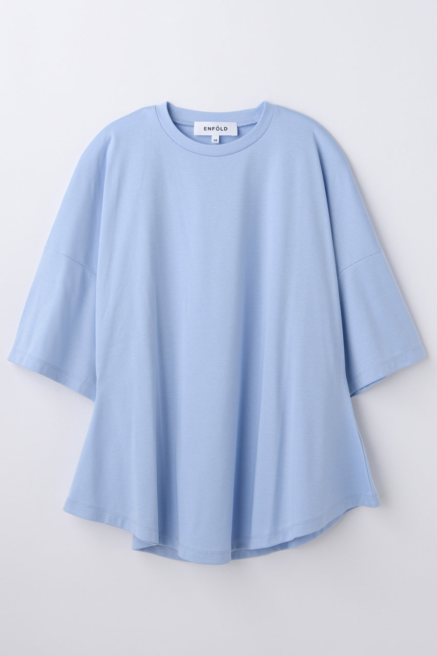 エンフォルド/ENFOLDの【4/15 12:00販売開始】PEPLUM LOOSE T-SHIRT(ライトブルー/300JS280-2171)