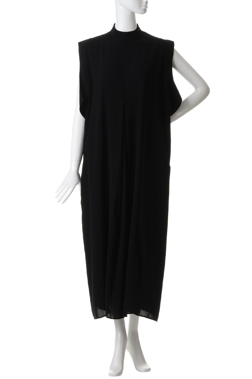 ENFOLD(エンフォルド)｜SHREDDER HEM DRESS/ブラック の通販｜ELLESHOP